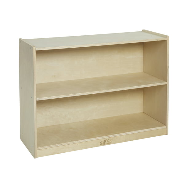 Ecr4kids Birch 2 Shelf Storage Cabinet, Step 2 Bookcase Storage Chest Pink Gold