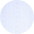 thumbnail image 1 of Ahgly Company Machine Washable Indoor Round Solid Blue Modern Area Rugs, 5' Round, 1 of 4