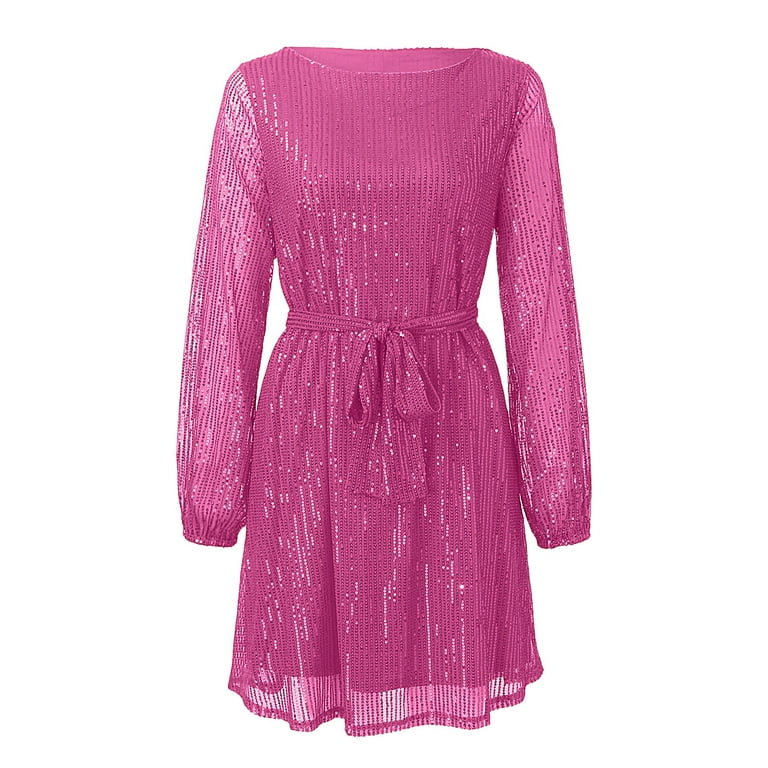 Women's Holiday Party Sequin Beaded Lace Up Long Sleeved Dress Dresses Dress for Women Soprano plus Size Dress Summer Dress Maxi Womens Loose Dress Flare Midi Dress plus Size Summer Dresses Woman - Women's Holiday Party Sequin Beaded Lace Up Long Sleeved Dress Dresses Dress for Women Soprano plus Size Dress Summer Dress Maxi Womens Loose Dress Flare Midi Dress plus Size Summer Dresses Woman -