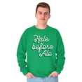 thumbnail image 5 of Kale Before Ale Beer Drinking Healthy Sweatshirt for Men or Women Brisco Brands S, 5 of 5
