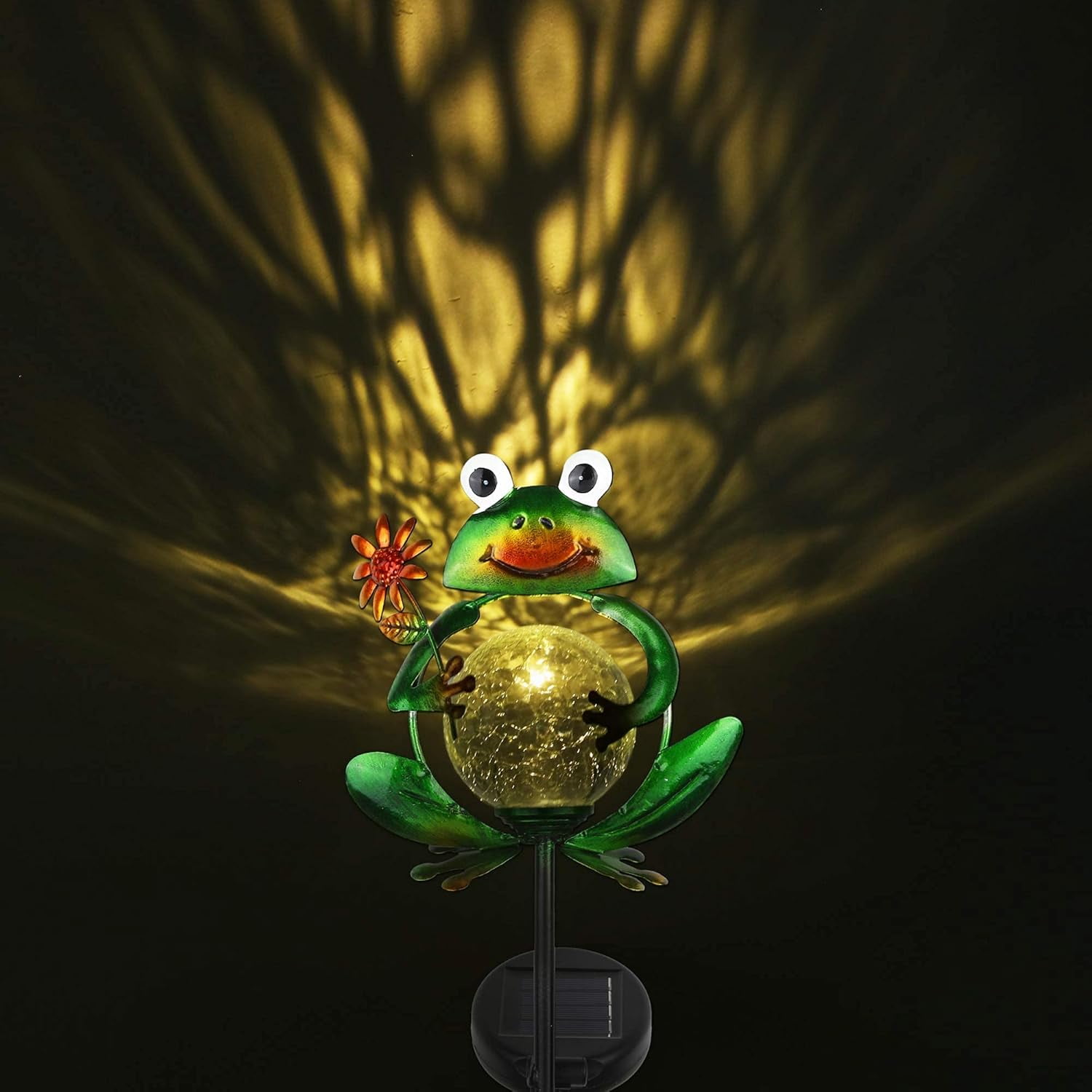 Acekid Frog Solar Lights Outdoor Garden Decorative Auto ON/Off Solar PoweRed Stake Lights For Christmas Pathway Lawn Patio Yard Decor Green