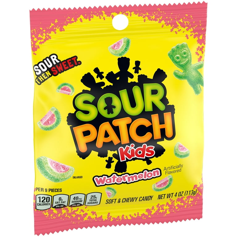 Sour Patch Watermelon Soft & Chewy Candy, 4 oz