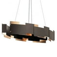 thumbnail image 4 of 42993OZLED-Kichler Lighting-Moderne - 100W 2 LED Oval Pendant - with Contemporary inspirations - 6.25 inches tall by 16.25 inches wide-Olde Bronze, 4 of 9