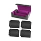 thumbnail image 5 of Caja para baraja de cartas coleccionables, caja protectora para naipes, almacenamiento para más de 1200 cartas de juego Púrpura, 5 of 9