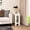 White, variant on Spaco 2-Tier Modern Compact End Table with Storage Shelf-White, Nightstand Small Side Table, End Table for Bedroom Living Room