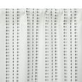 thumbnail image 7 of (2 pack) Better Homes & Gardens Luna 3-Piece Ivory/Black Pick Stitch Stripe Kitchen Curtain Set, 7 of 7