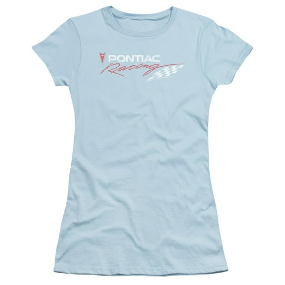 Pontiac Pontiac Racing Rough Hewn Junior Women's T-Shirt Sheer Light Blue