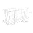 thumbnail image 2 of Raindrops Multi Functional White Wire Freezer Basket for Upright Freezer Storage and Organization, 2 of 8