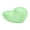 Green, variant on Heart Shaped Plates Deep Salad Plates, 6 inch Large Heart Bowls for Serving Dessert/Appetizer/Fruit
