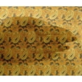 thumbnail image 4 of oneOone Viscose Chiffon Fabric Leaves|Floral & Paisley Block Decor Fabric Printed BTY 42 Inch Wide, 4 of 4