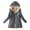 Gray, variant on Spring Tops for Women Womens Fall Tops Women's Plus Fleece Cotton Jacket Warm Lamb Fleece Top Coat Sweater Coat