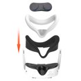 thumbnail image 6 of SUNHUFA Silicone VR Face Cover with Len Cover & Joystick Cover for Meta Quest 3S(White), 6 of 9