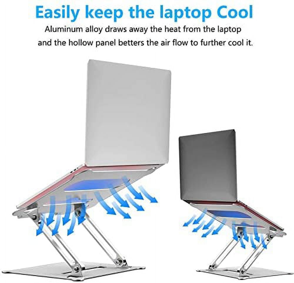 Laptop Stand,Suturun Ergonomic Detachable Computer Stand for Laptop Riser for Desk,Portable Aluminum Laptop Stand Riser Holder Notebook Stand Compatible with 10 to 15.6 Inches Notebook Computer