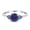 Lab Alexandrite, variant on Lab Alexandrite Size-5 Art Deco Round Vintage Style Triangular Cluster CZ Wedding Engagement Rings For Women 925 Sterling Silver Gifts For Her