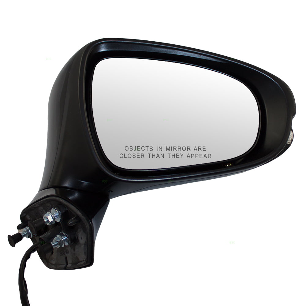 Brock Replacement Passengers Side View Mirror Glass w/Base Heated compatible with 14-18 Forte Sedan & Forte5 87621A7040 
