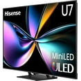 thumbnail image 4 of Restored Hisense 55" Class U7 Series Mini-LED ULED 4K UHD Google Smart TV (55U75QG, 2025 Model) - QLED, Native 165Hz, Dolby Vision IQ, Dolby Atmos, Full Array Local Dimming, Game Mode Ultra, 4 of 15