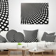 thumbnail image 4 of Designart Fractal Square Pixel Mosaic Illustration - Abstract Throw Pillow - 12x20, 4 of 5