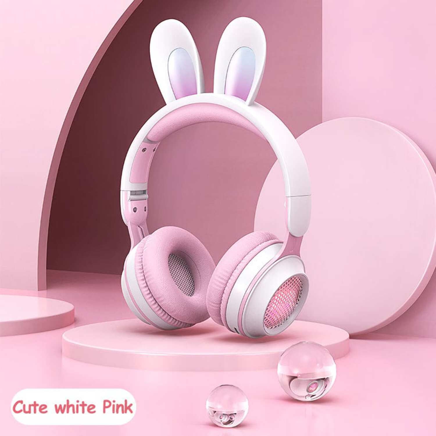 新作グッ Rabbit SV64B The Ear by Headphones Gaming Bluetooth Wireless 帽子