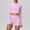 01 Pink, variant on YueHuiYing Women's Two-Piece Sports Set: Compression Quick-Dry Long-Sleeve Zipper Jacket and Shorts - Energetic Yoga Activewear