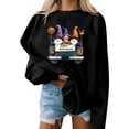 thumbnail image 2 of Meichang Sweatshirt for Women Halloween Pumpkin Ghostface Graphic Sweatshirts Oversized Long Sleeve Crew Neck Pullover Vintage Halloween Sweatshirt, 2 of 5