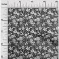 thumbnail image 2 of oneOone Velvet Gray Fabric Asian Floral Craft Projects Decor Fabric Printed By The Yard 58 Inch Wide, 2 of 4