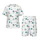 thumbnail image 1 of Fotbe Cartoon House Car Pijama Estampada de 2 Piezas para Niños – Ropa de Dormir de Manga Corta Cómoda para Niños y Niñas, Camiseta y Shorts de Algodón-XX-Large, 1 of 6