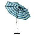 thumbnail image 3 of California Umbrella 9 ft. Aluminum Push Button Tilt Sunbrella Market Umbrella, 3 of 5