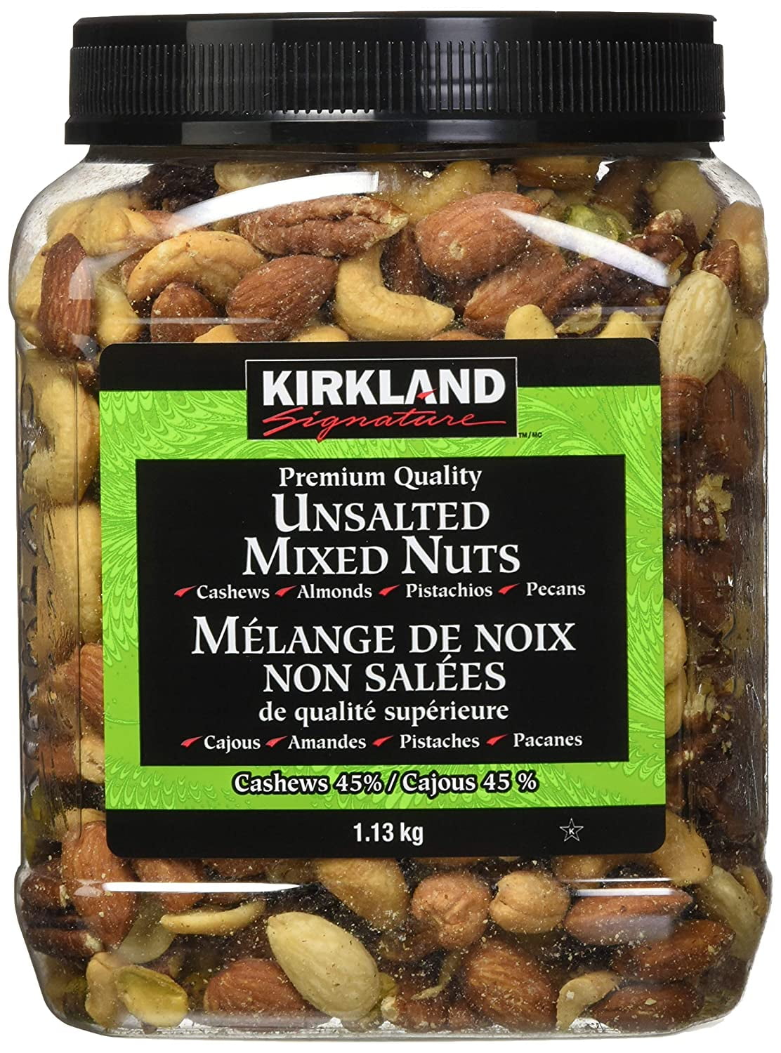 Extra Fancy Unsalted Mixed Nuts 2.5 lb