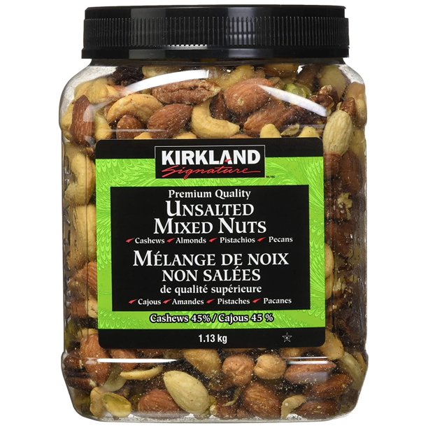 Extra Fancy Unsalted Mixed Nuts 2.5 lb