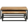 thumbnail image 2 of vidaXL Nesting Coffee Tables 2 pcs Solid Acacia Wood, 2 of 4