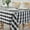 Black and White, variant on Verolix Checkered Tablecloth 60 x 60 Inch Square, Black White Gingham Table Cover, Waterproof Washable Wrinkle Resistant Polyester Fabric for Kitchen Dining Indoor Outdoor Use