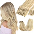 thumbnail image 1 of Extensiones de cabello GOO GOO Clip en 20 pulgadas, 150 g, 9 piezas 18A/613A, 1 of 8