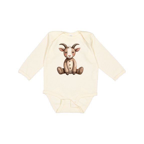 Inktastic Goat Boys or Girls Long Sleeve Baby Bodysuit