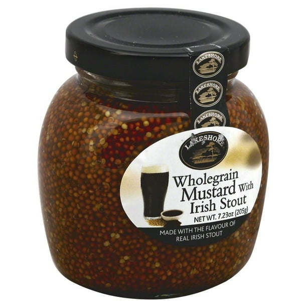Lakeshore Dressing, Whole Grain Mustard, with Stout, 7.23 Oz Walmart
