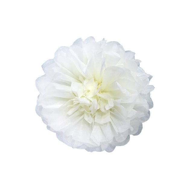 Advancent Flores de papel Decoraciones florales para pared Artesanía hecha a mano Doble color para decoración de fiesta de aniversario Rosa claro 25cm Artesanía Blanco Leche 25cm Advancent HA060500-19