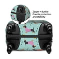 thumbnail image 5 of Wukai Christmas Dachshund Elastic Luggage Cover: Personalized Protection for Your Suitcase - Fits 19~29-inch, Washable & Durable Travel Companion-, 5 of 8