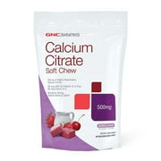 GNC Bariatrics Calcium Citrate, Berries and Cream, 90 Soft Chews, Supports
