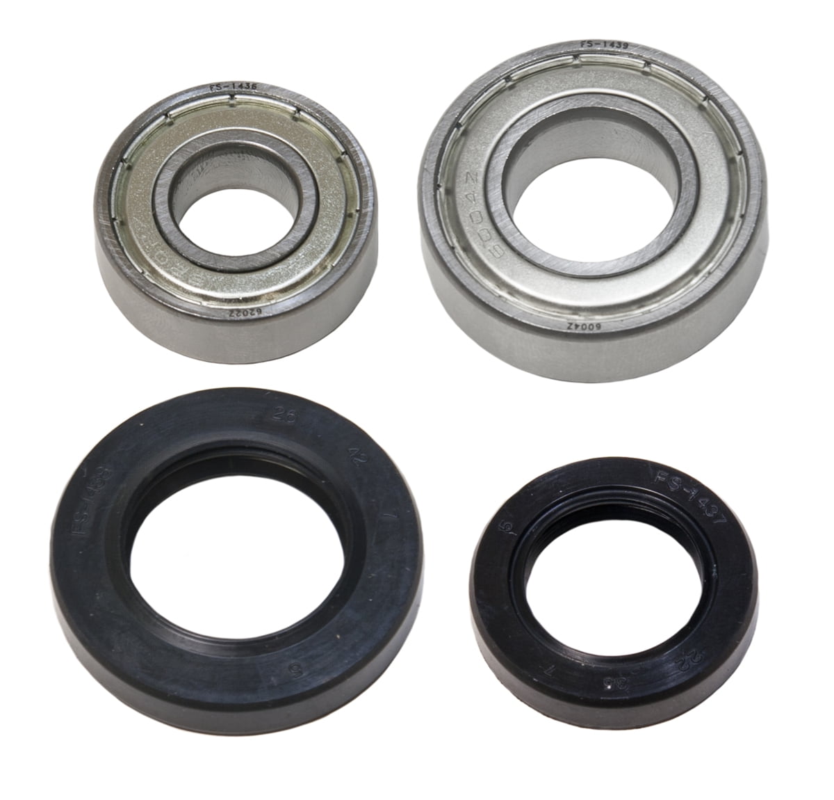 Caltric Front Wheel Ball Bearings & Seals Kit Compatible with Yamaha Blaster 200 Yfs200 Yfs-200 2003 04 05 2006 