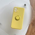 thumbnail image 3 of Square Original Liquid Silicone Magnetic Holder Ring Stand Soft Case For iPhone 15 14 Pro Max 13 12 11 Armor Shockproof Cover, 3 of 5