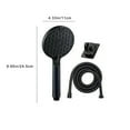 thumbnail image 3 of Neoyler High Pressure Handheld Shower Head with 5 Spray Patterns Turbocharged Water Saving Technology Easy No-Drill Installation Ergonomic Design Includes 4.9ft Hose and Wall Bracket, 3 of 8