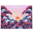 thumbnail image 1 of Toalla de playa, manta suave y cortina de puerta: decoración del hogar, tapiz de arte de pared versátil de 150 x 150 cm, 1 of 8