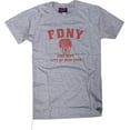 thumbnail image 3 of FDNY T-SHIRT Crewneck New York Fire Department Athletic Tee, Gray - X-Large, 3 of 4
