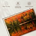 thumbnail image 6 of Elephant Stock Canisbay Lake Wall Art - Horizontal Canvas Wall Art - Living Room Wall Decor - Nature Canvas - Orange And Green Decor - 48" x 32", 6 of 8