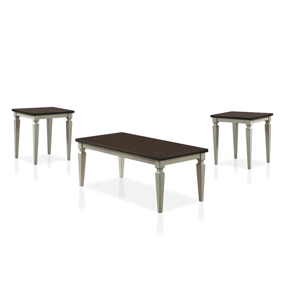 Furniture of America Condway Wood 3-Piece Coffee Table Set