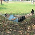 thumbnail image 1 of fastboy Indoor Outdoor Traditional Cotton Rope Hammock Portable Chair with Organizer Bag, 1 of 7
