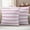 Pink, variant on Navy Blue Stripe Outdoor Waterproof Pillow Covers, Modern Simple Geometric White Striped Decorative Square Throw Pillowcase Sofa Cushion Sham for Patio/Couch/Chair, 24"x24" 2 Pack