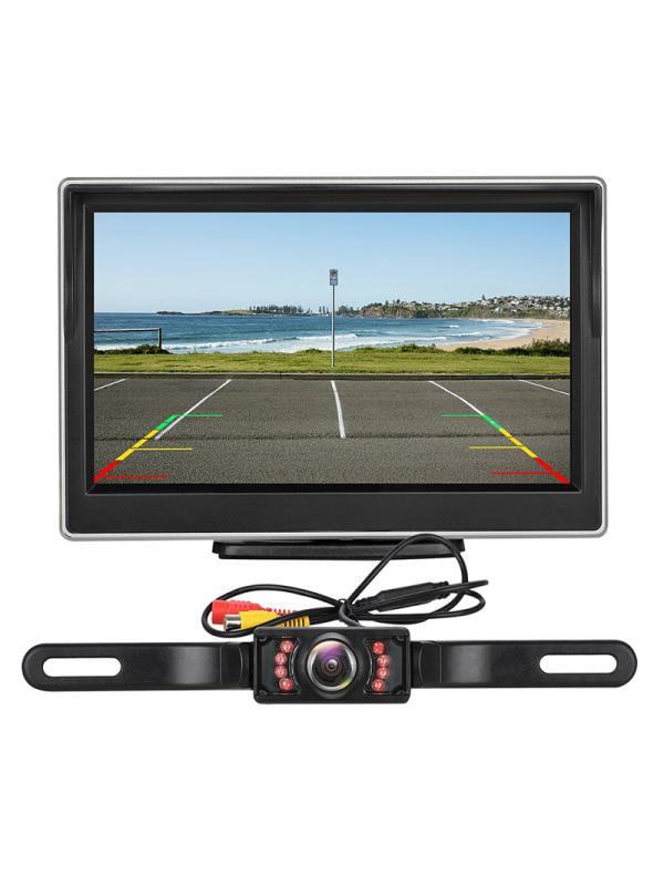 Car Rear View Kit HD IR Night Vision Reversing Camera 170° 4.3" TFT LCD Monitor 
