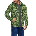 thumbnail image 3 of Zip Up Hoodies for Men - Crayfish Army Long Sleeve Comfrt Men'S Fashion Hoodies & Sweatshirts, Jackets for Men Hoodies Pullover Clothing Clothes with Pouch, 3 of 5