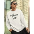thumbnail image 2 of Vampire Boy Sweatshirt Men -Image by Shutterstock, Male 5X-Large, 2 of 4
