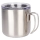 thumbnail image 2 of Taza de acero inoxidable 304 con asa, taza portátil de boca ancha para el hogar, restaurante, cafetería, 2 of 14